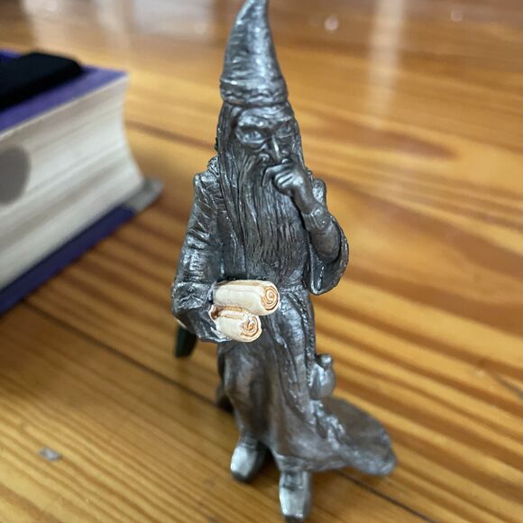 2000 Hallmark VTG Harry Potter Professor DUMBLEDORE Pewter Keepsake Ornament - Picture 1 of 7